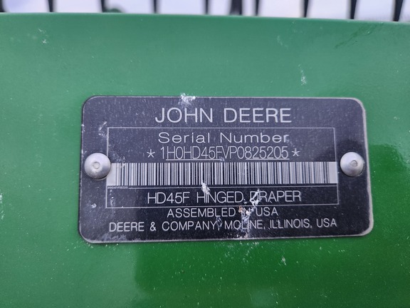 2023 John Deere HD45F Header Combine