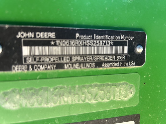 2025 John Deere 616R Sprayer/High Clearance