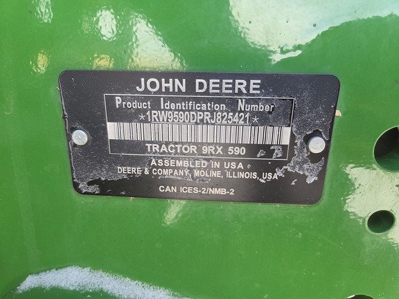 2024 John Deere 9RX 590 Tractor Rubber Track