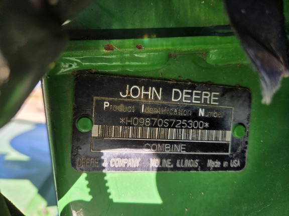 2008 John Deere 9870 STS Combine