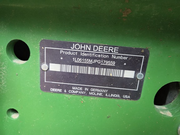 2023 John Deere 6155M Tractor