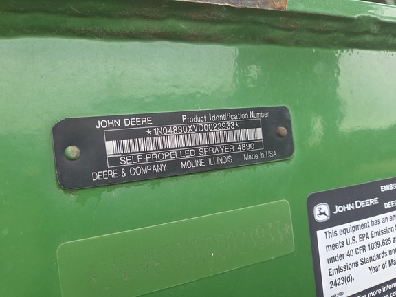 2013 John Deere 4830 Sprayer/High Clearance
