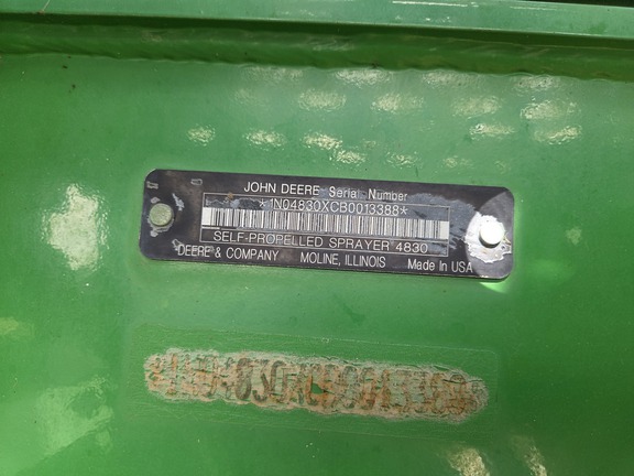 2011 John Deere 4830 Sprayer/High Clearance