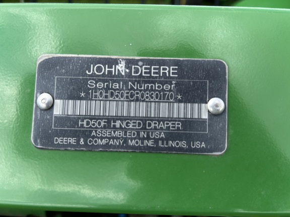 2024 John Deere HD50F Header Combine