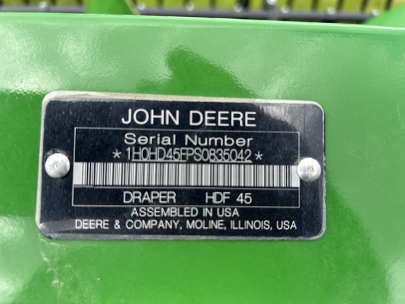 2025 John Deere HDF 45 Header Combine