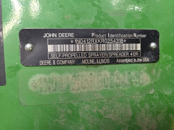2025 John Deere 412R Sprayer/High Clearance
