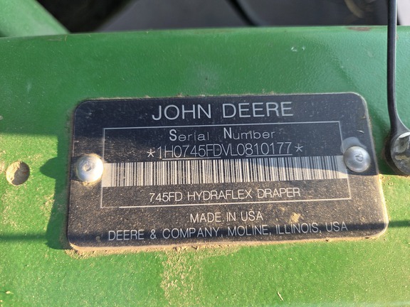2020 John Deere 745FD Header Combine