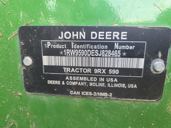2025 John Deere 9RX 590 Tractor Rubber Track