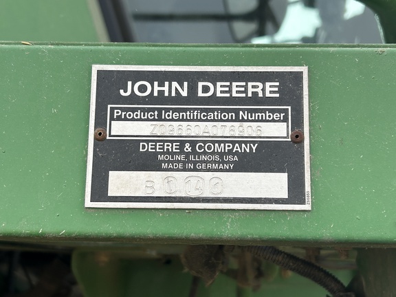 2006 John Deere 9660 WTS Combine
