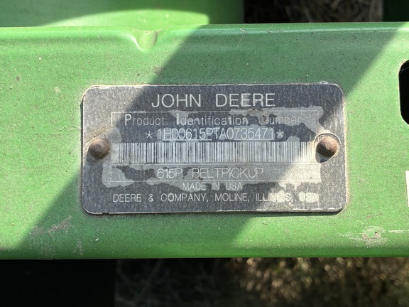 2010 John Deere 615P Header Combine