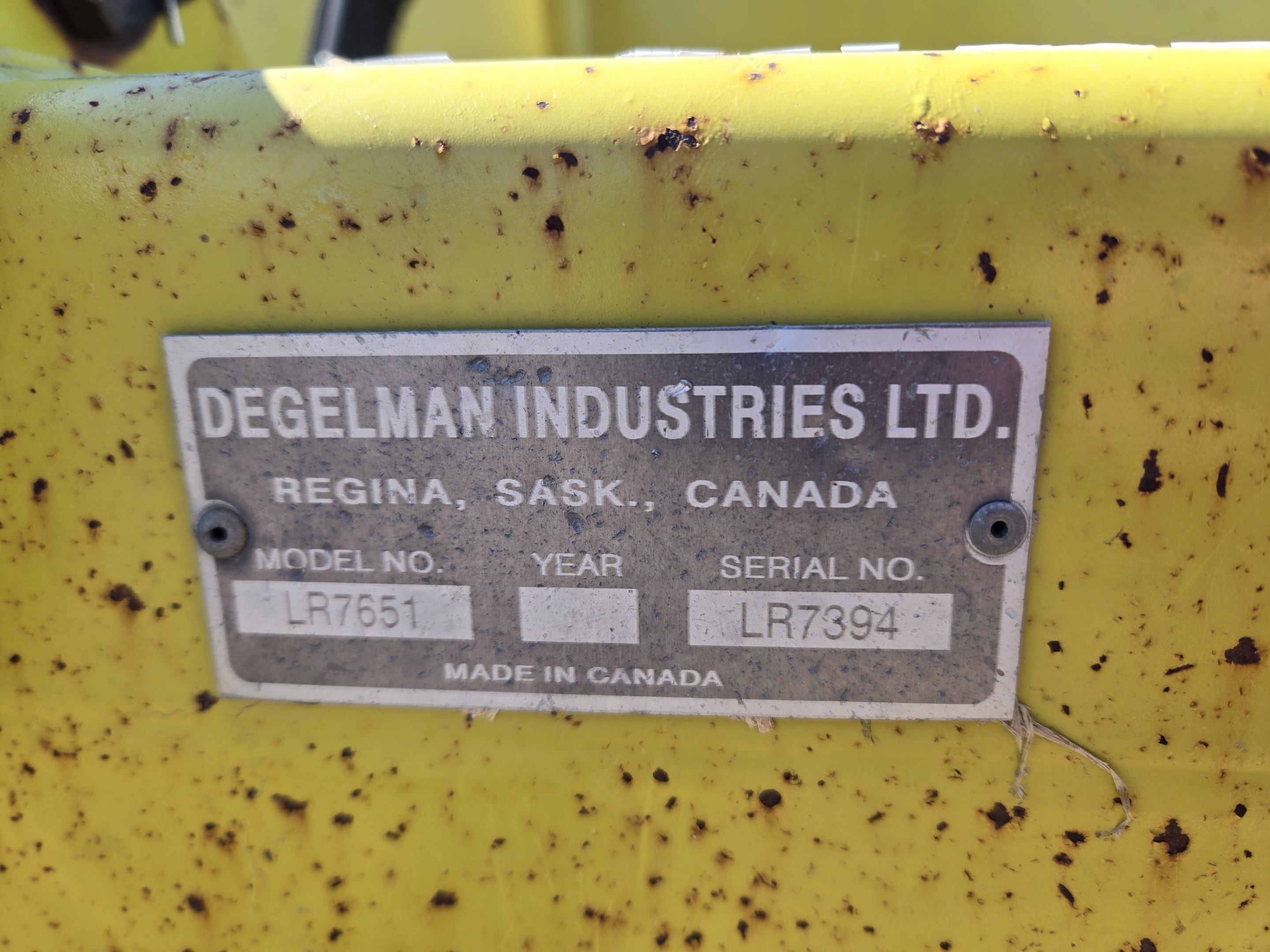 2017 Degelman LR7651 Land Roller