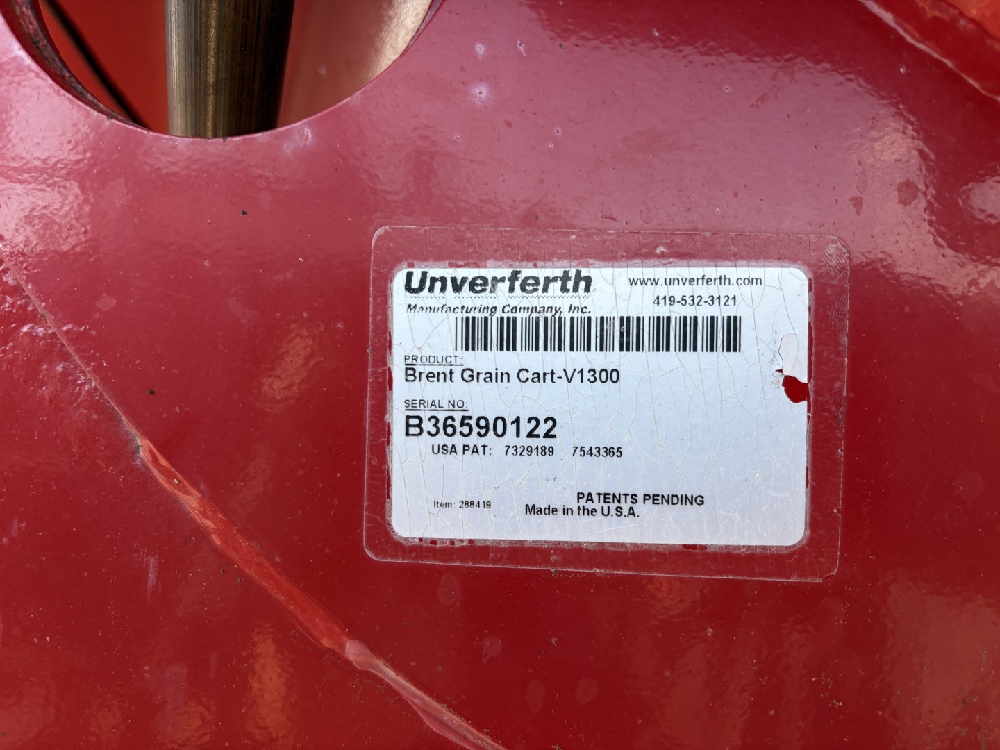 2017 Brent V1300 Grain Cart