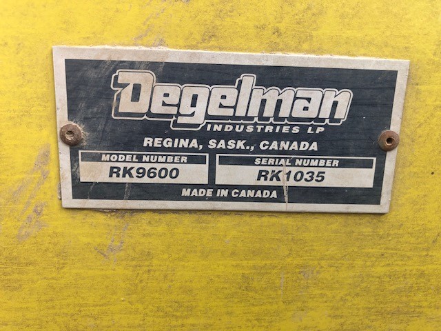 2022 Degelman RK9600 Misc