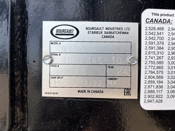 2024 Bourgault 3720 W/91300 Air Seeder