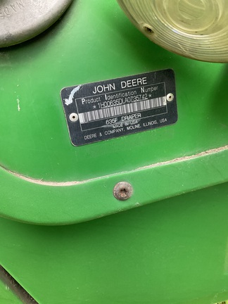 2010 John Deere 635D Header Combine