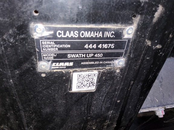 2020 CLAAS 450 Header Combine