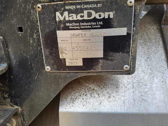 2023 MacDon FD245 Header Combine