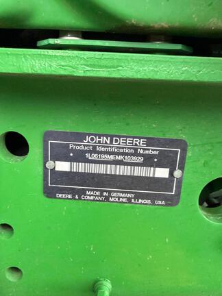 2021 John Deere 6195M Tractor