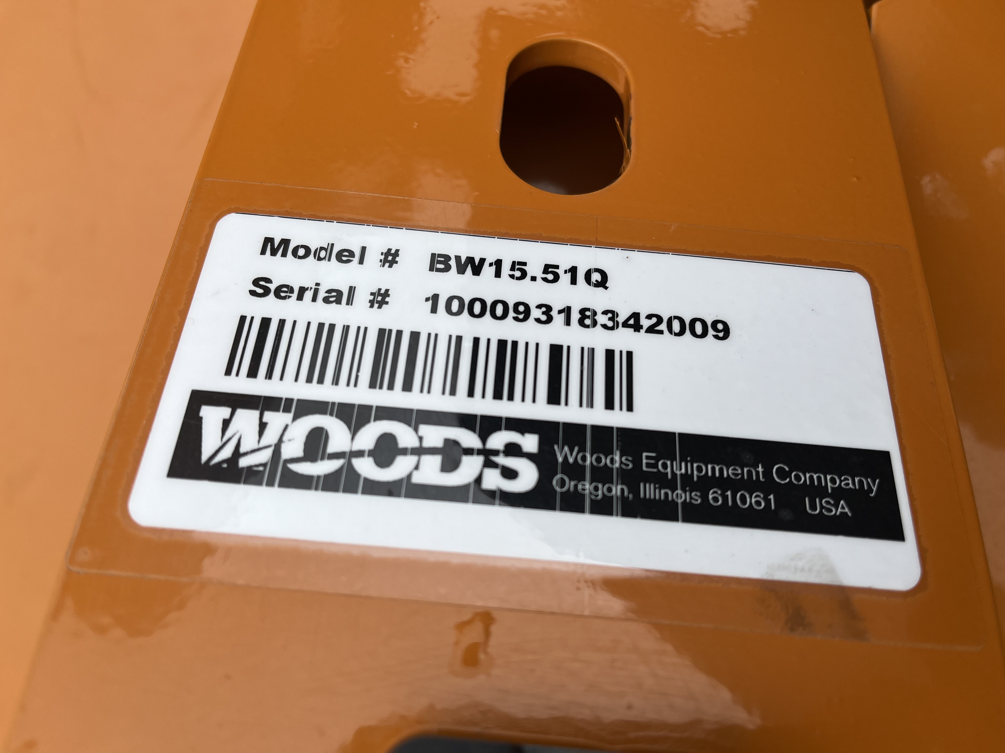 2023 Woods BW15.51QW Mower/Batwing