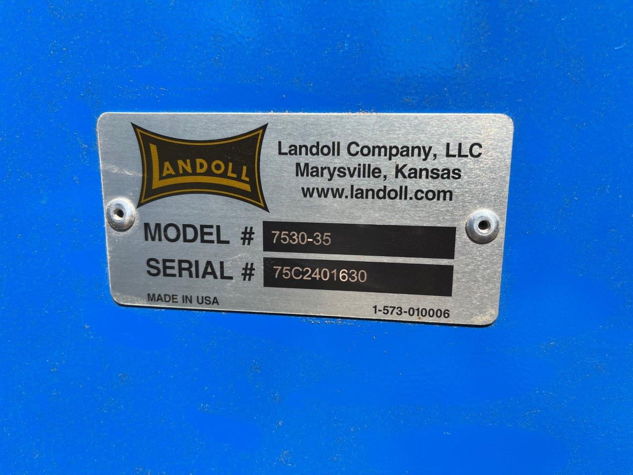 2024 Landoll 7530-35 Vertical Tillage