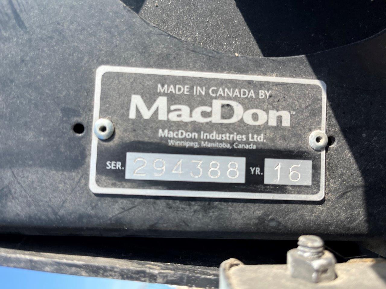 2016 MacDon FD75-40 DK CNH-6 Header Draper Flex