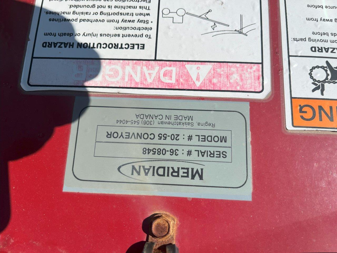 2020 Meridian 20-55 Belt Conveyor