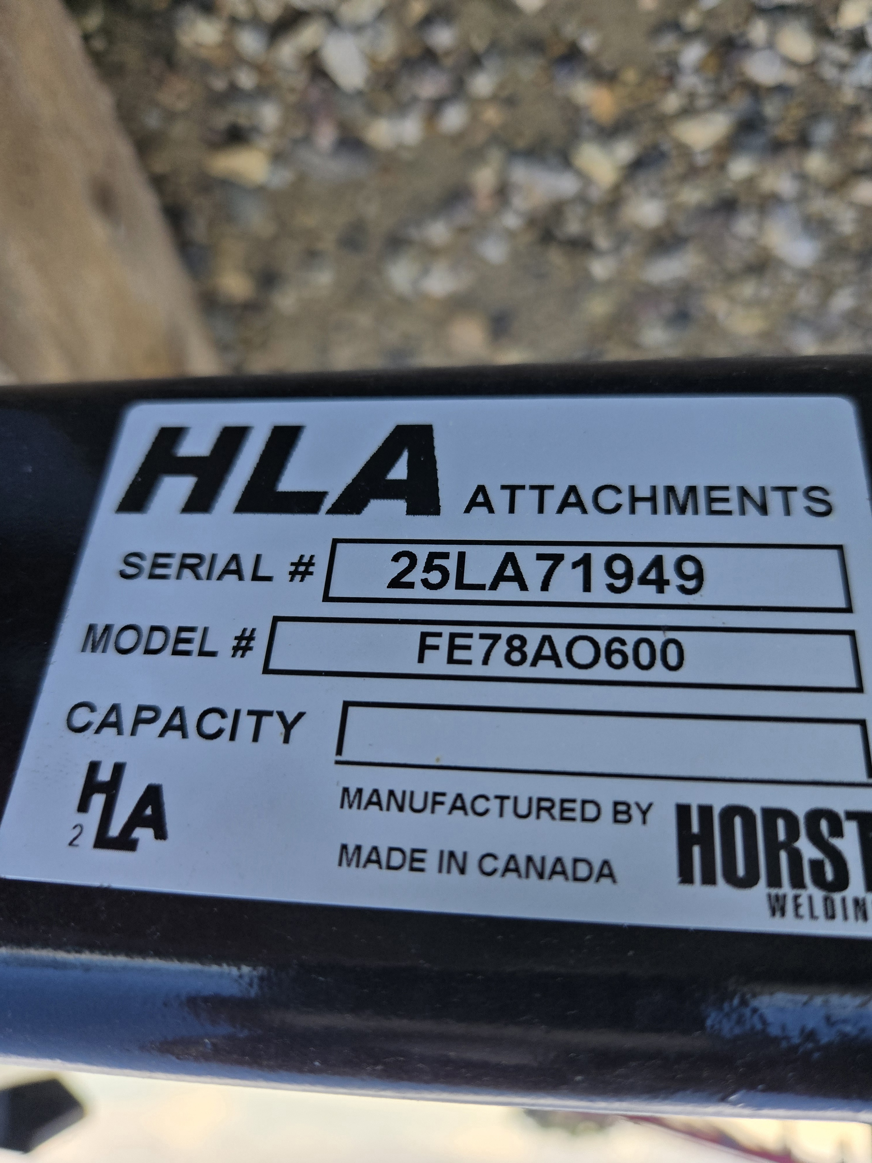 2025 HLA FE78049 Bale Spear