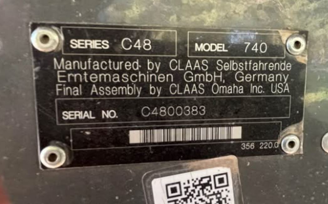 2012 CLAAS Lexion 740 Combine