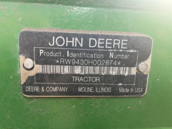 2008 John Deere 9430 Tractor 4WD