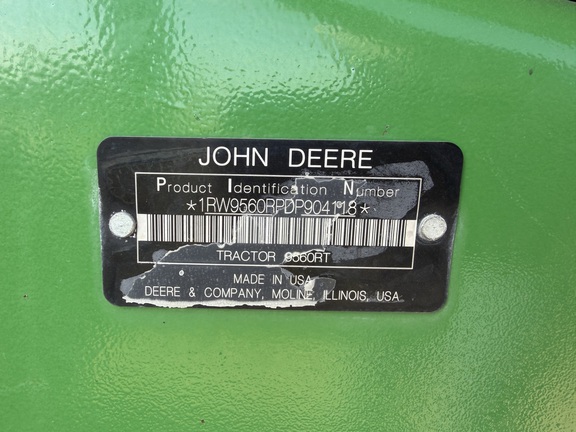 2014 John Deere 9560RT Tractor Rubber Track