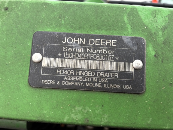 2024 John Deere HD40R Header Combine