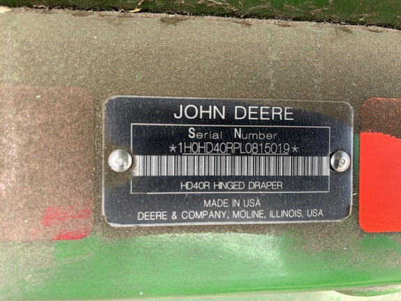 2021 John Deere HD40R Header Combine