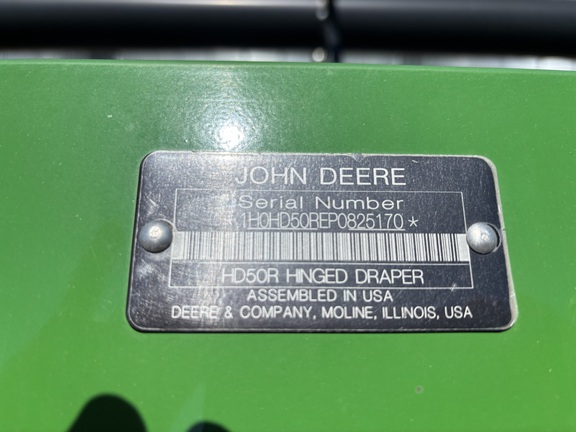 2023 John Deere HD50R Header Combine