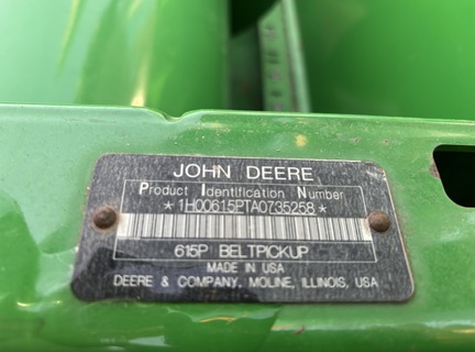 2010 John Deere 615P Header Combine