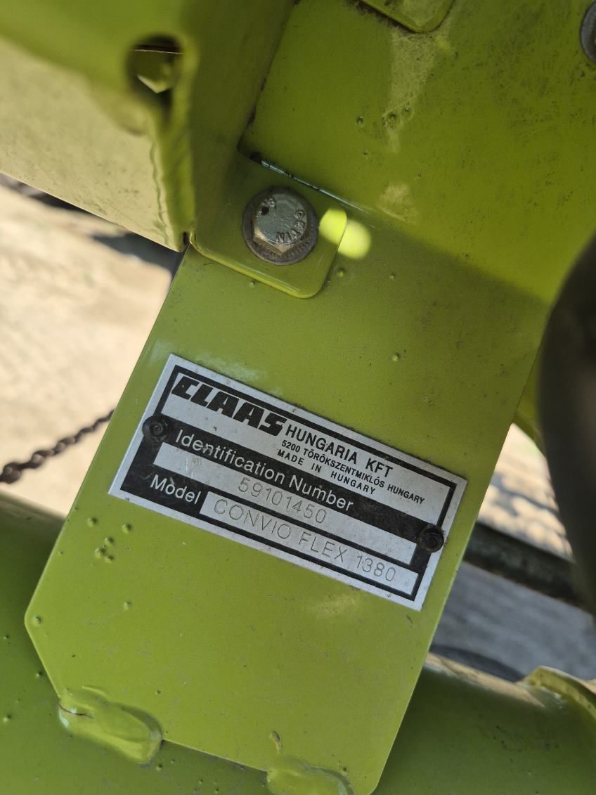 2022 CLAAS Convio Flex 1380 Header Draper Flex