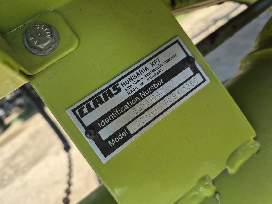 2022 CLAAS Convio Flex 1380 Header Draper Flex