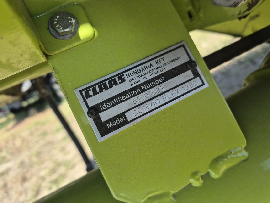 2022 CLAAS Convio Flex 1380 Header Draper Flex