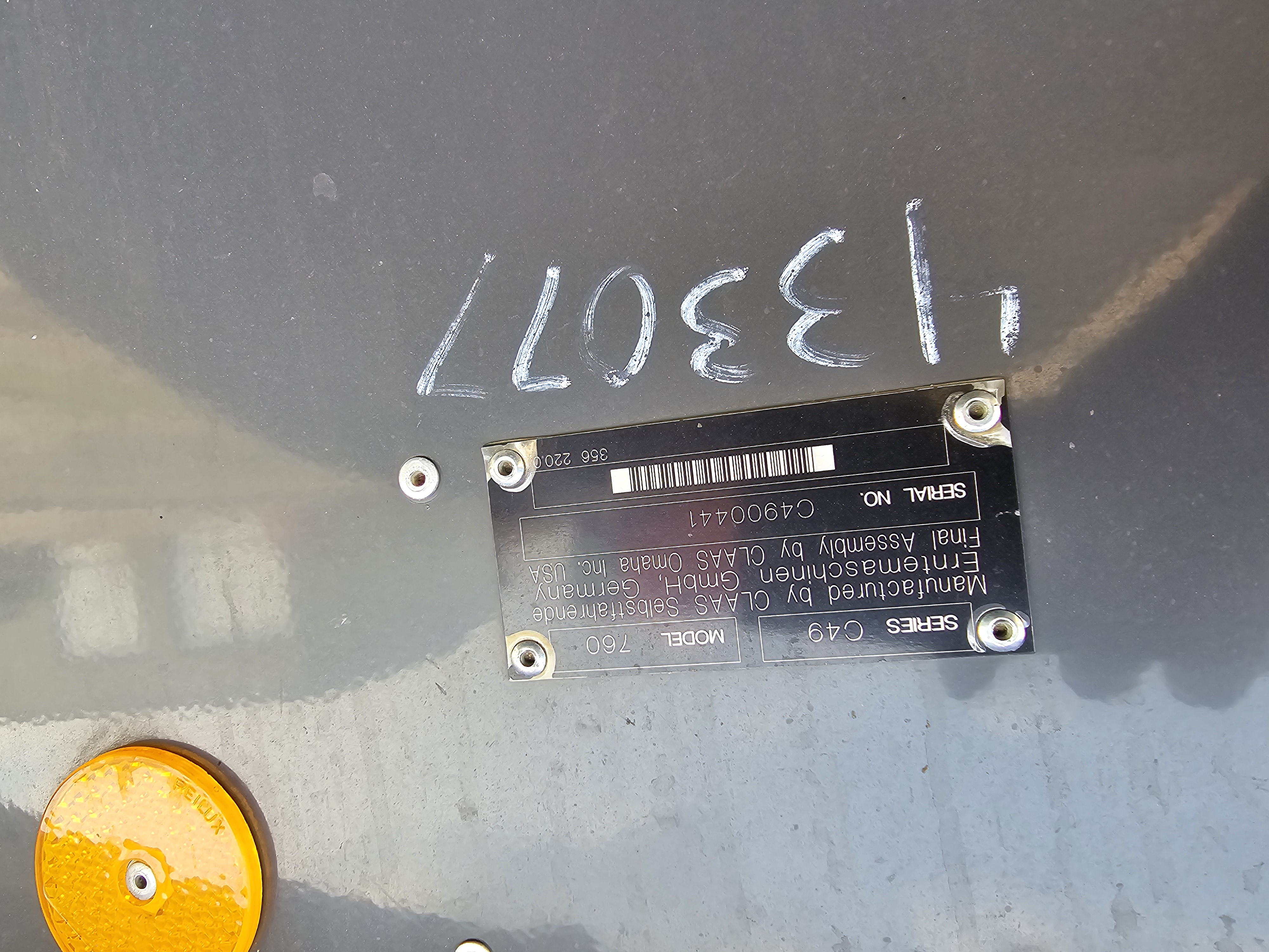 2013 CLAAS 760TT Combine