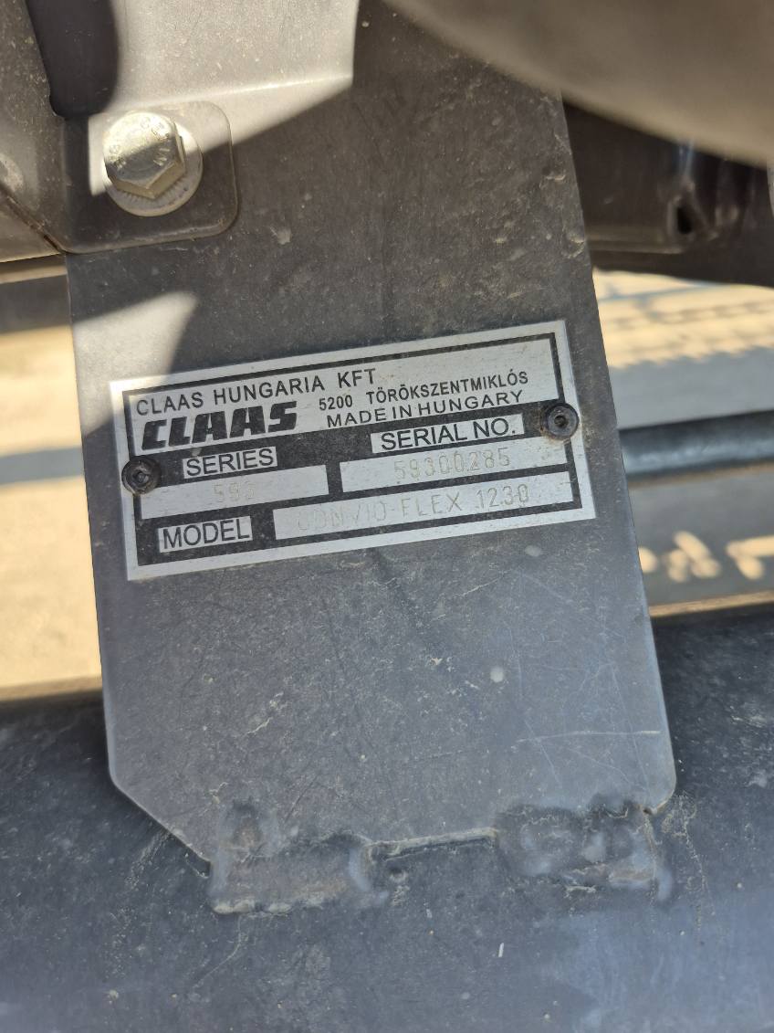 2020 CLAAS Convio Flex 1230 Header Draper Flex