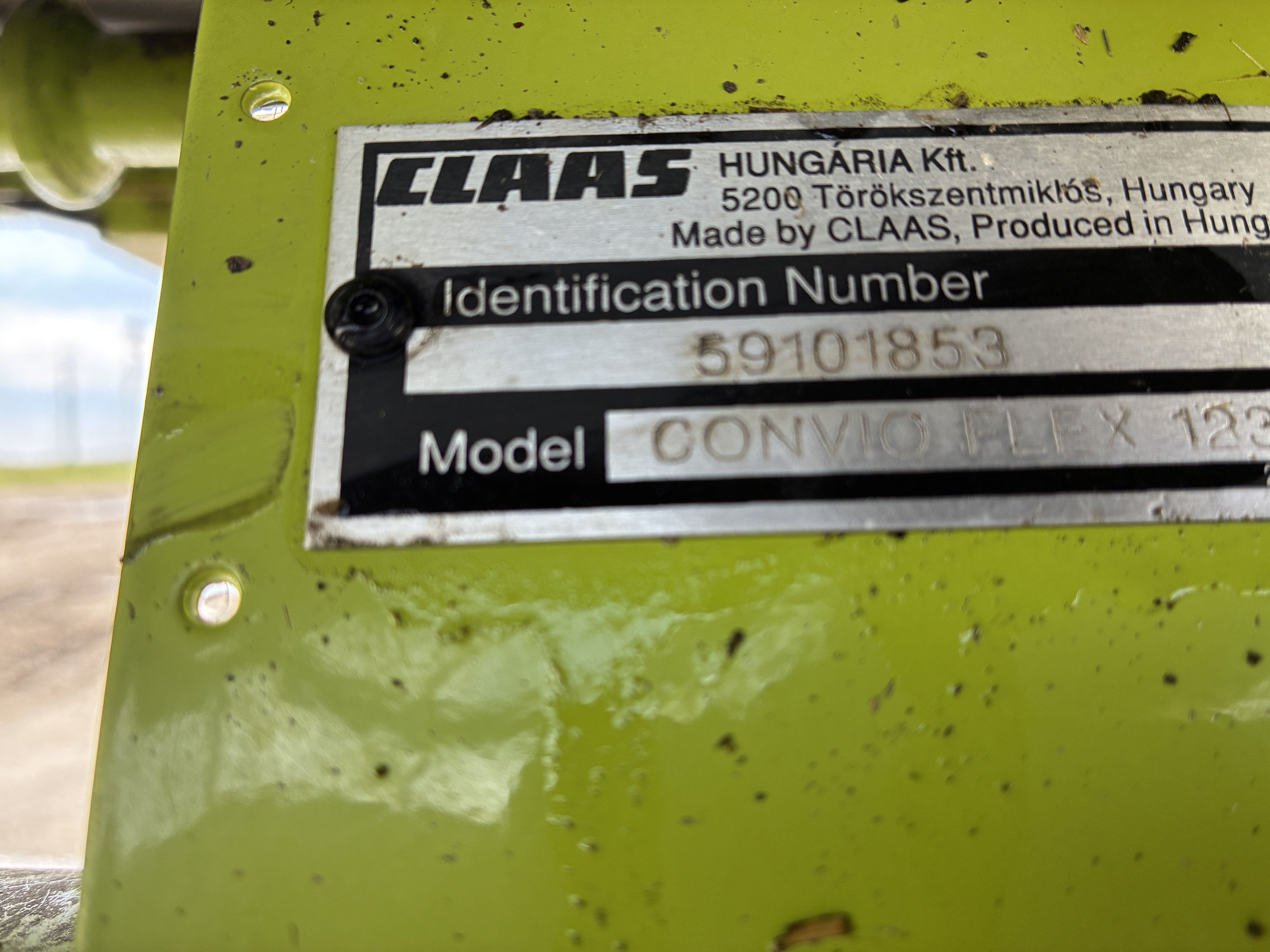 2023 CLAAS Convio Flex 1230 Header Draper Flex
