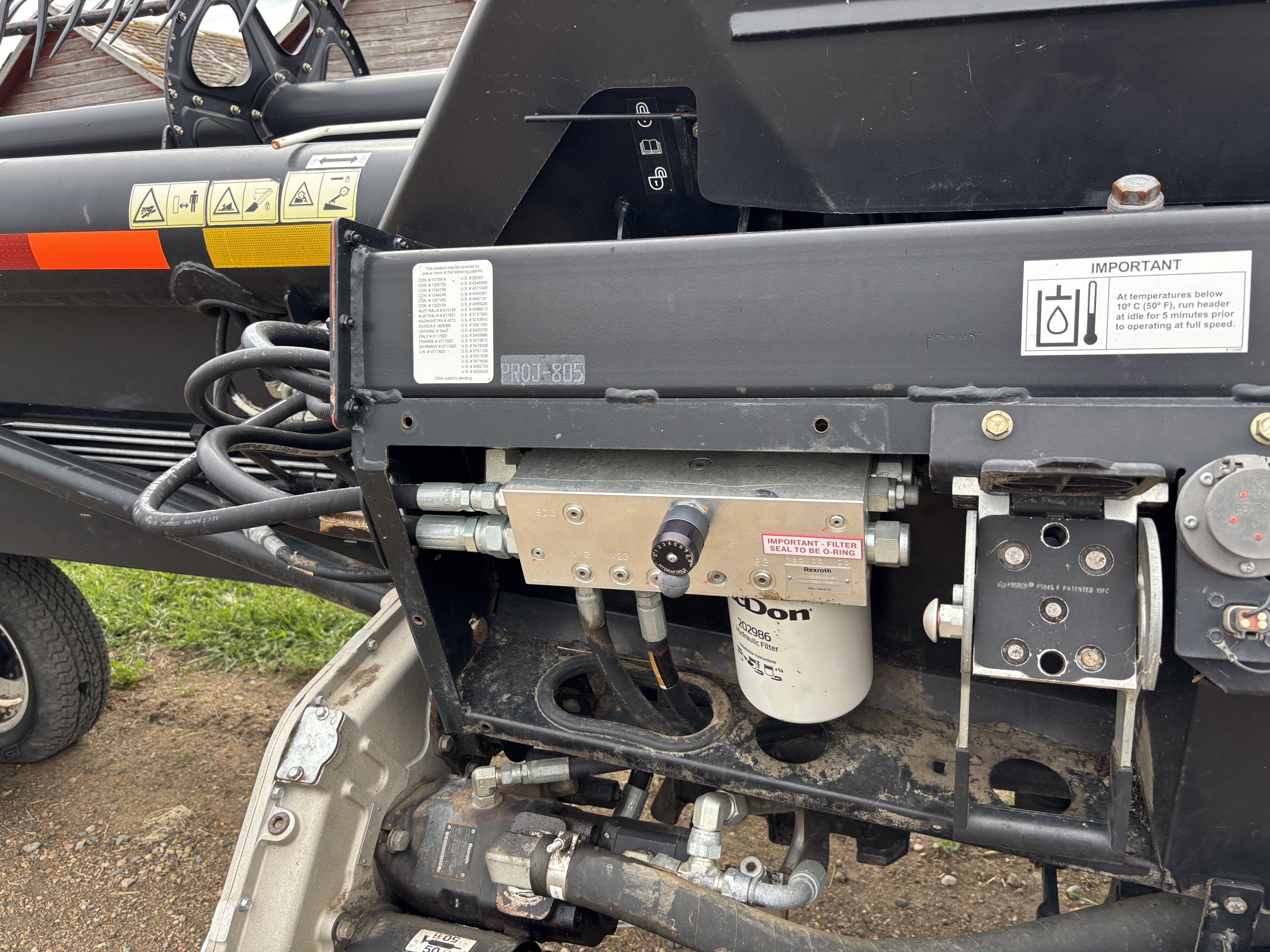 2014 MacDon FD75-45 DKD Header Draper Flex