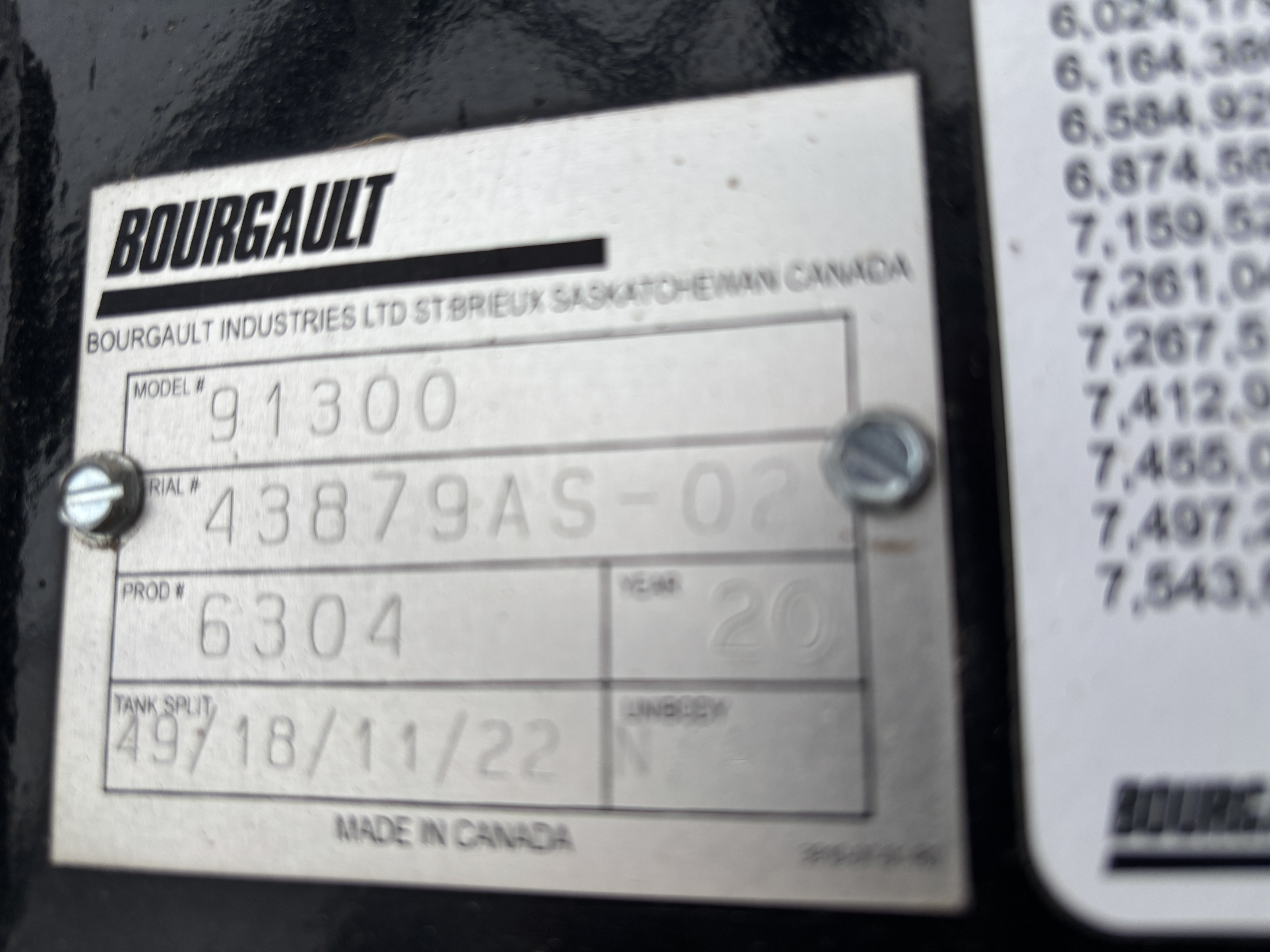 2020 Bourgault 3420-100-10 & 91300 Air Tank/Cart Air Drill