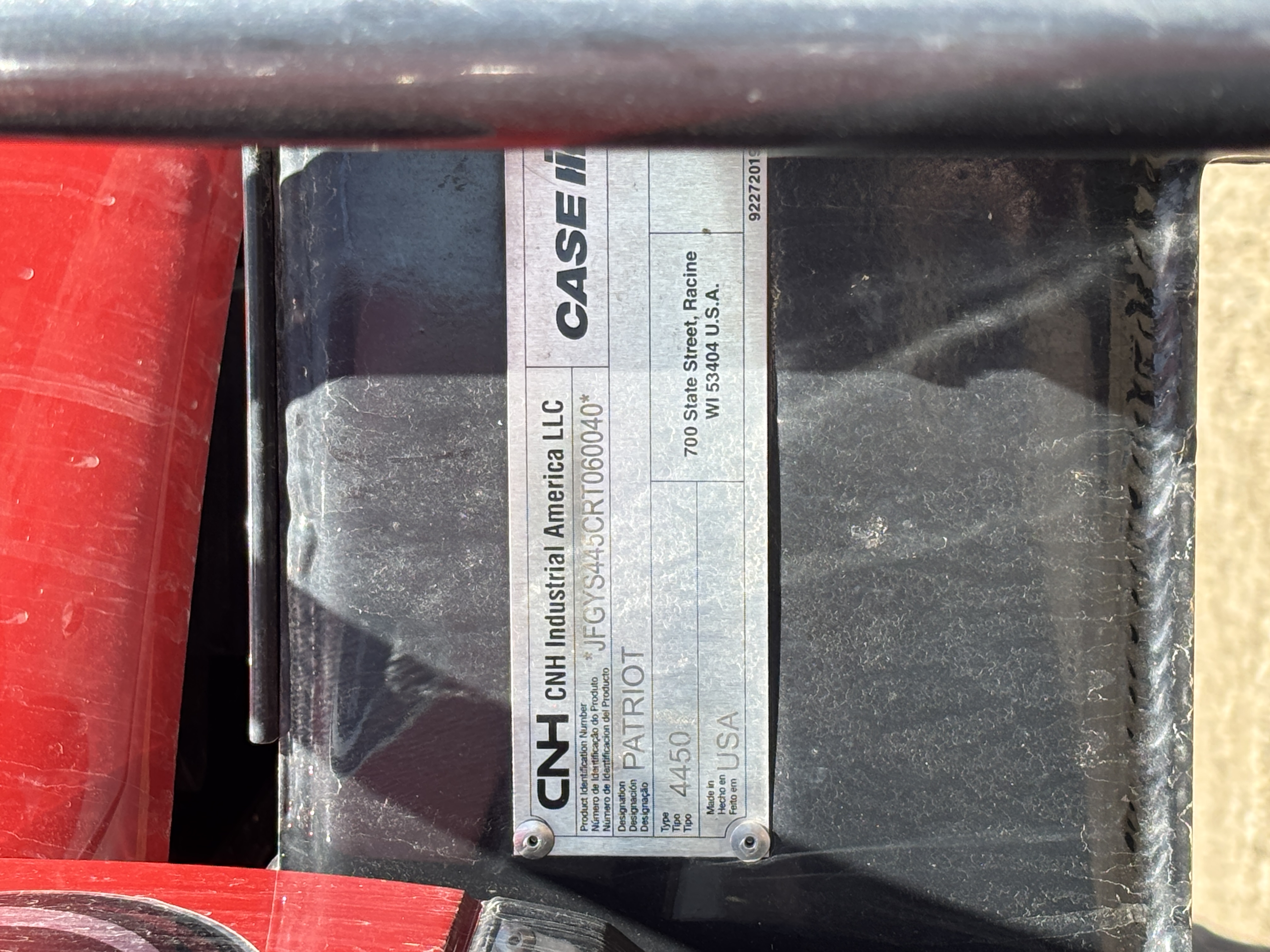 2025 Case IH Patriot 4450 Sprayer/High Clearance