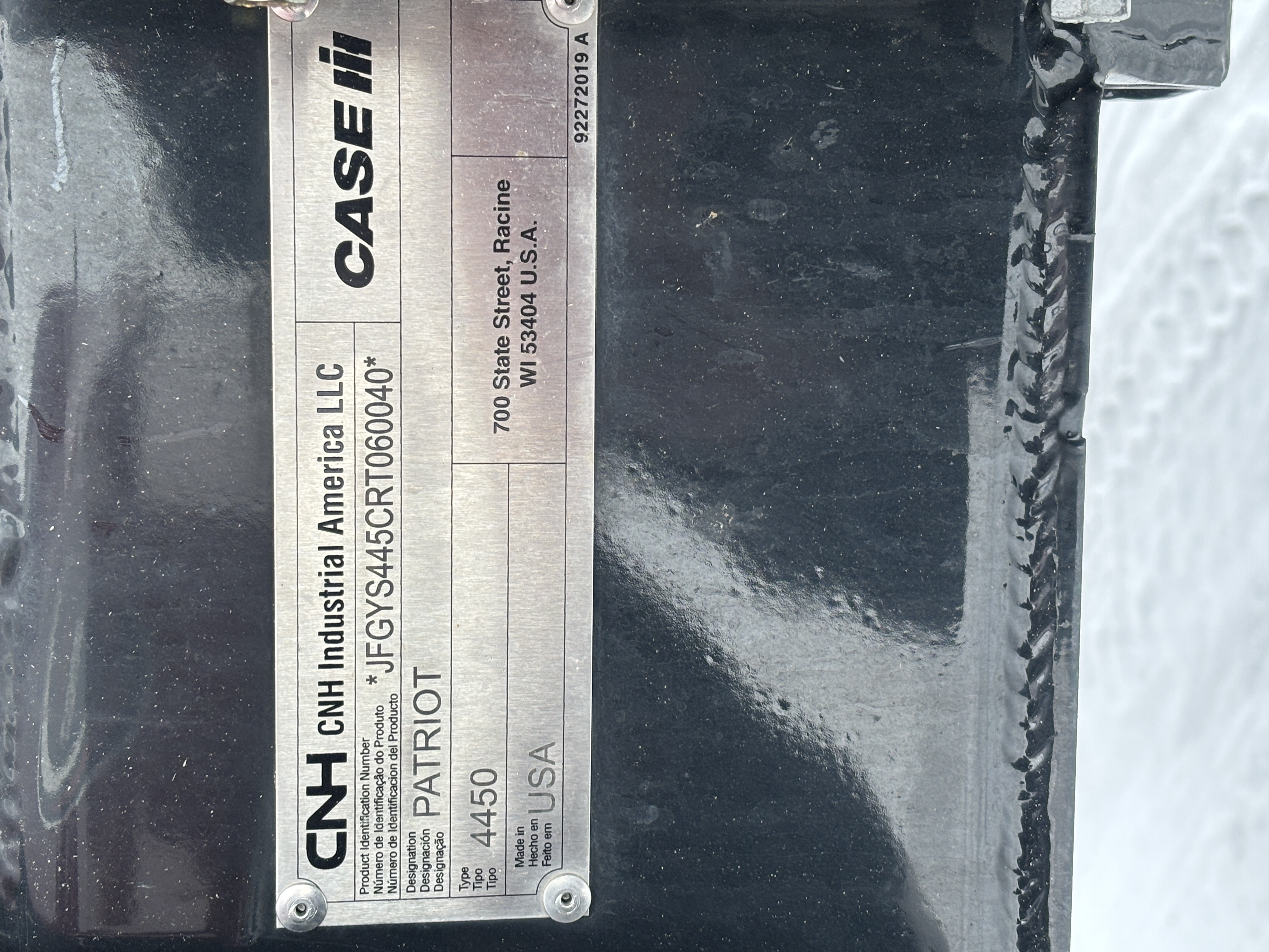 2025 Case IH Patriot 4450 Sprayer/High Clearance