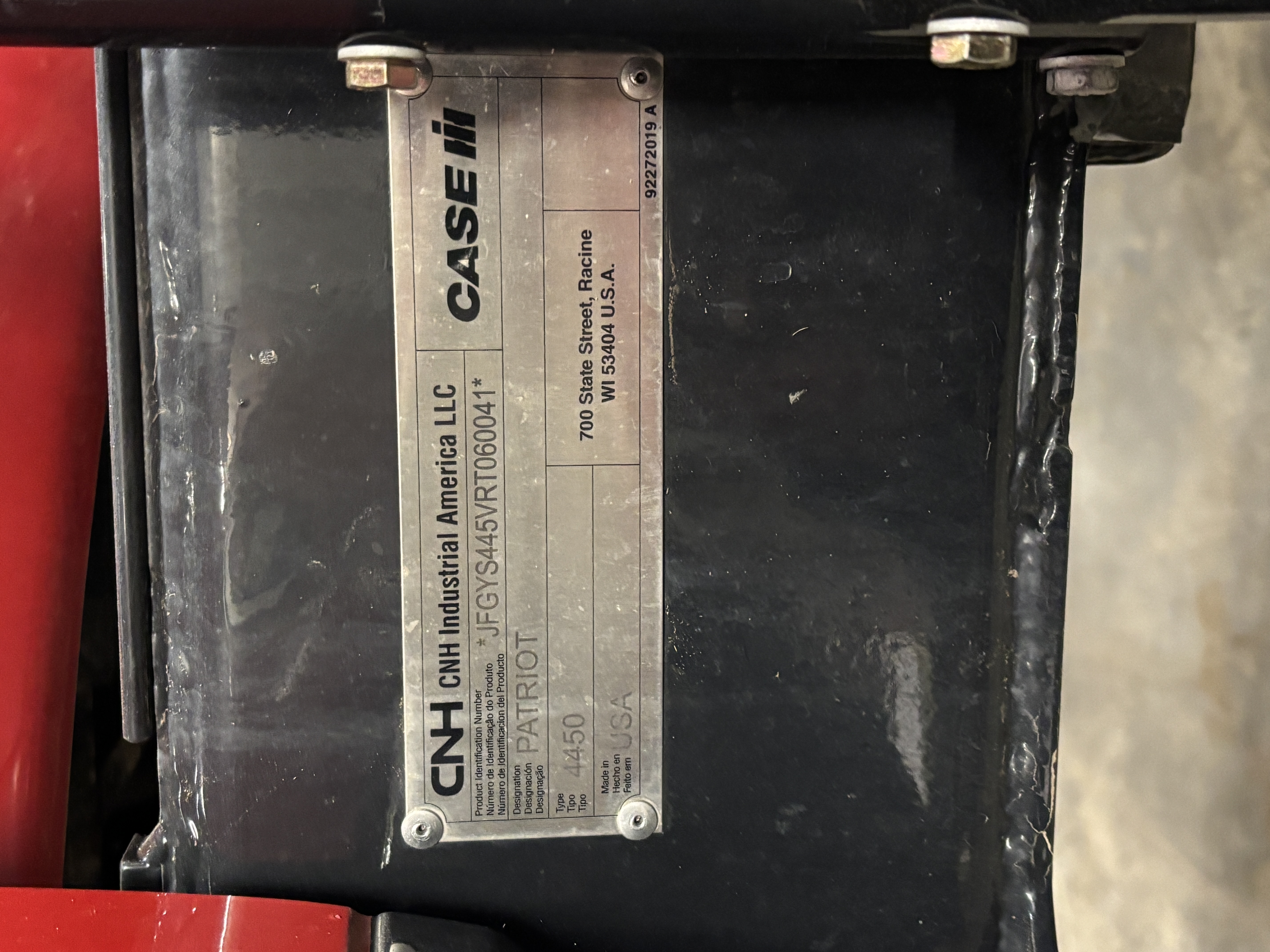 2025 Case IH Patriot 4450 Sprayer/High Clearance