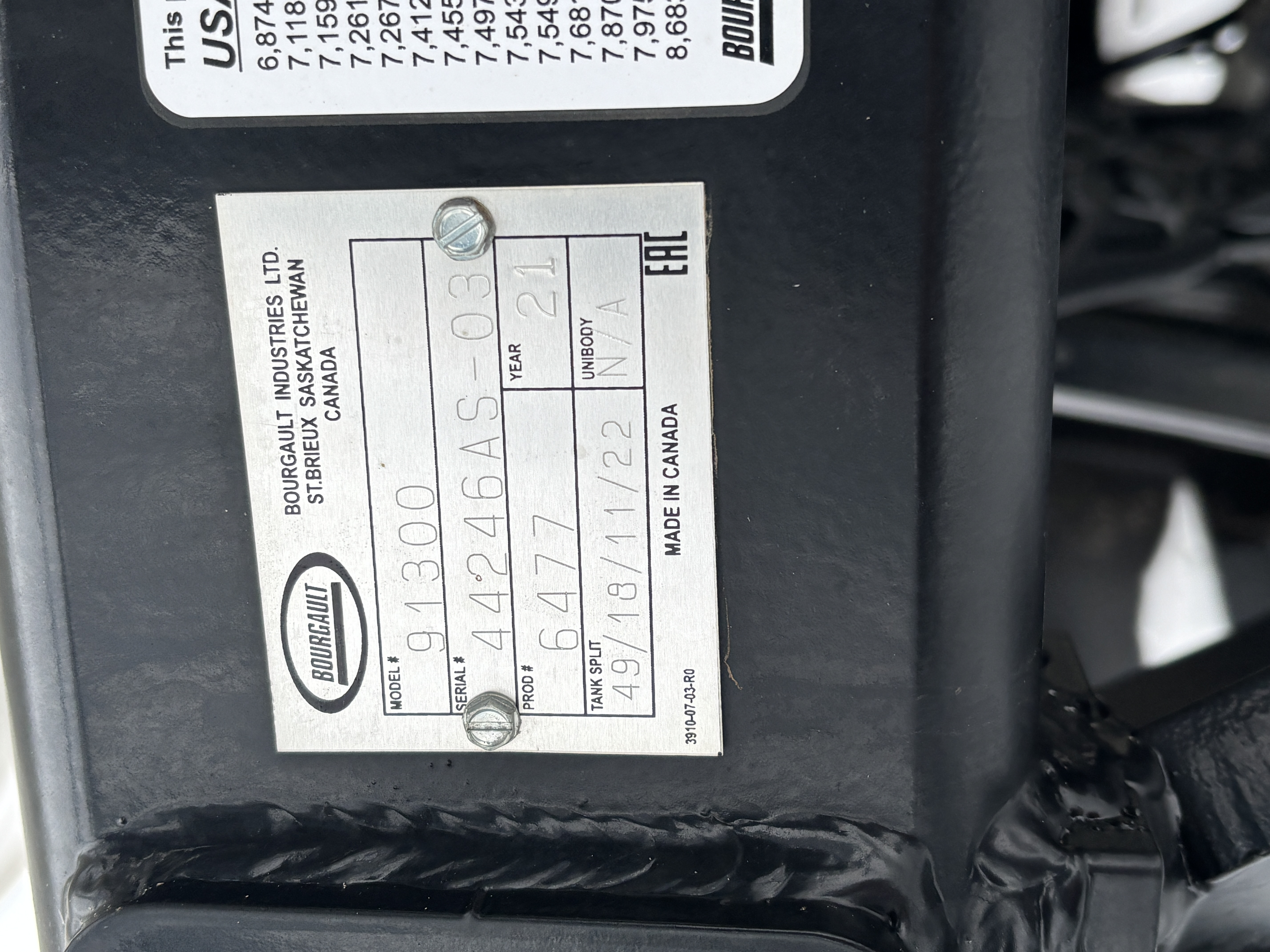 2021 Bourgault 3335-86-12 & 91300 Air Drill