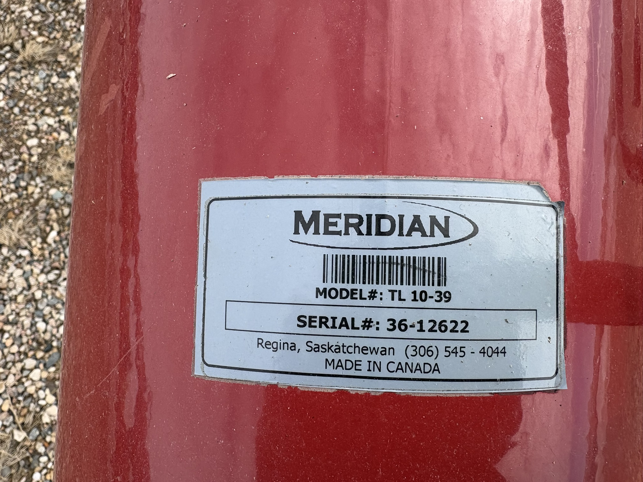 2020 Meridian TL10-39 Grain Auger