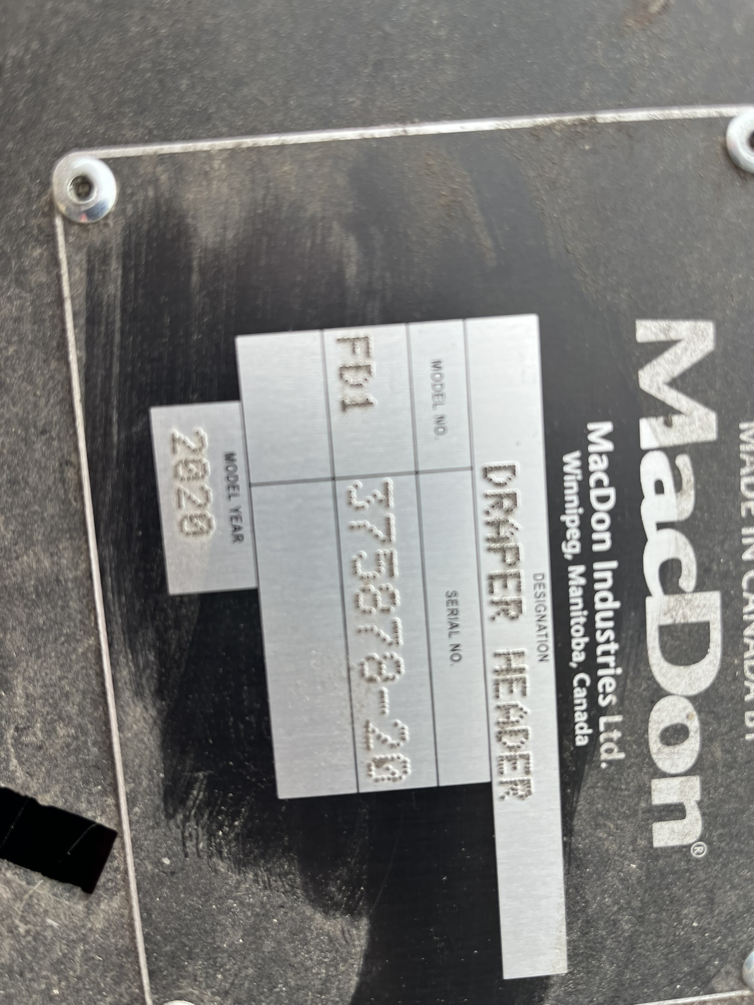 2020 MacDon FD140 Header Draper Flex