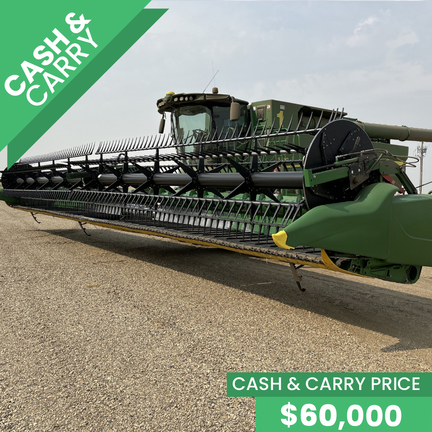2018 John Deere 645FD Header Combine