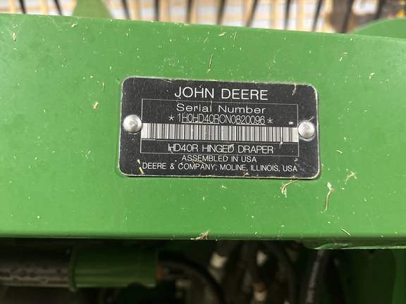 2022 John Deere HD40R Header Combine